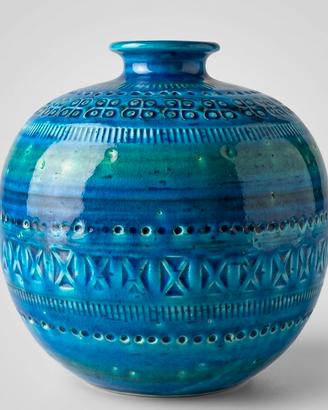 Vaso Sardartis stile Bitossi Rimini Blu vintage