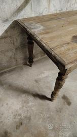 Tavolo antiquariato da restaurare 
