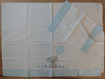 Set lenzuola neonato Prenatal 100% cotone