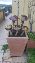 Ceramica vetrificata funghi Formano