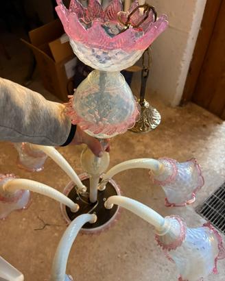 Lampadario vetro di Murano