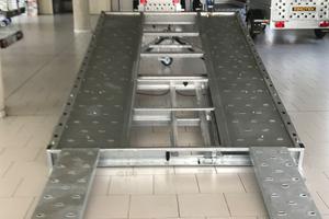 Rimorchio carrello porta auto 2 assi by morbin