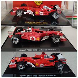 F1 Ferrari 2002, 2004 ,2006 - Michael Schumacher  