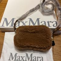 Max Mara camera bag teddy in cammello