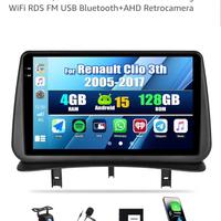 Autoradio Android CarPlay per Clio 2005-2017
