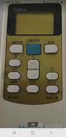 telecomando climatizzatore unical 