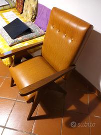 POLTRONA PELLE ANNI 80 VINTAGE PERFETTA VINTAGE