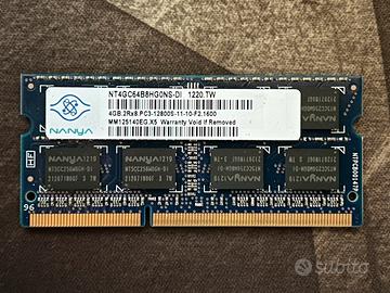 Ram 8GB laptop