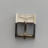 Fibbia Longines acciaio vintage originale 8 mm