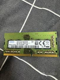 RAM Samsung 8GB DDR4 3200MHz SO-DIMM per notebook