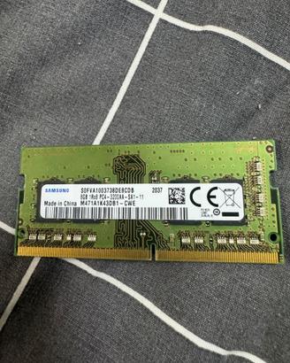 RAM Samsung 8GB DDR4 3200MHz SO-DIMM per notebook