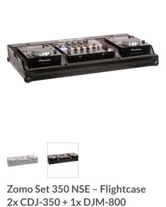 flycase Flightcase zomo per cdj 350 e djm 4 canali