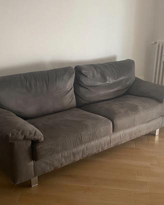 DIVANO POLTRONESOFA' GRIGIO SCURO