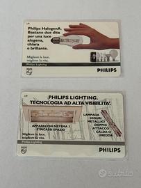 Lotto 2 Schede Telefoniche Vintage SIP Philips