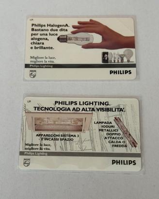 Lotto 2 Schede Telefoniche Vintage SIP Philips