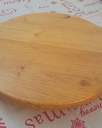 Tagliere legno girevole