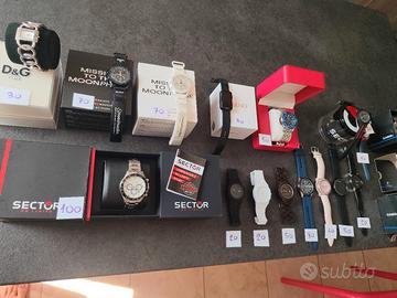 stock orologi di varie marche sector casio guess 