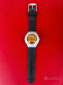 Swatch Irony Scuba 200 Vintage Quadrante Arancione