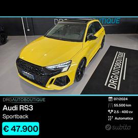 Audi RS3 SPB GIALLO PITONE/TETTO/SCARICHI
