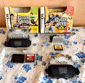 Lotto 2 videogiochi Guitar Hero Nintendo DS