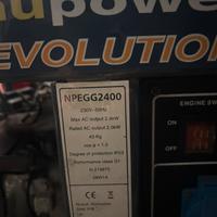 Generatore di corrente più set luci per feste