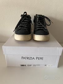 Sneakers alte Patrizia Pepe colore nero tag.33