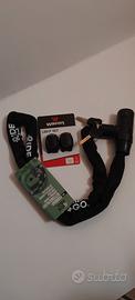 set Bici lucchetto a catena piu kit luci led 