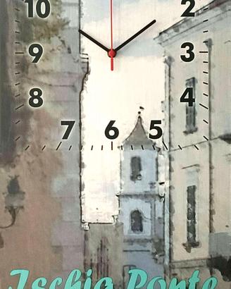 Orologio con veduta di Ischia 