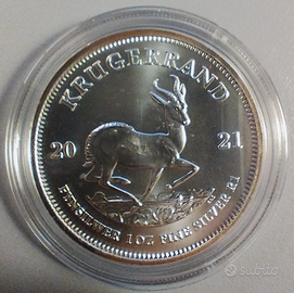 SOUTH AFRICA 2021: Krugerrand FDC – 1 oz argento 9