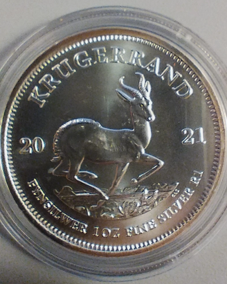 SOUTH AFRICA 2021: Krugerrand FDC – 1 oz argento 9