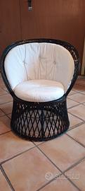 Poltroncina in vimini