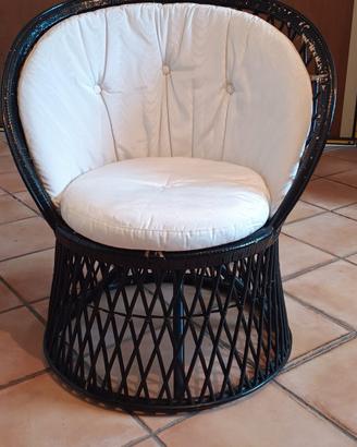 Poltroncina in vimini