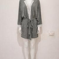 Vestaglia OVS taglia XL Grigia con pizzo