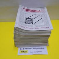 LA SETTIMANA ENIGMISTICA, anno 1998, NON compilati