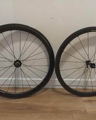 Route bici da corsa elite wheels 