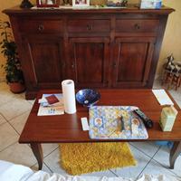 Soggiorno in legno arte povera