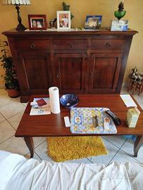 Soggiorno in legno arte povera