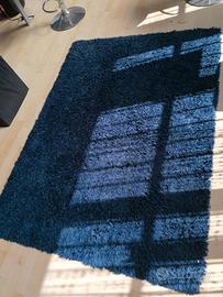Tappeto Lucca shaggy Leroy Merlin blu 120x 170