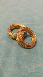 Portatovaglioli in ottone artigianale