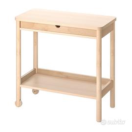 Carrello tavolino RÖNNINGE in betulla IKEA"