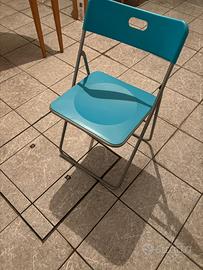 Sedie pieghevoli 6 pz