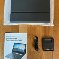 Tastiera iPad con Touchpad Bluetooth USB-C