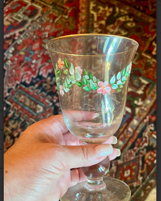 RARITA'nr15caliciLIBERTYvintageDIPINTImanoDETToro