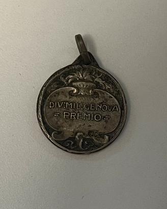 Medaglia sportiva antica Genova calcio – premio