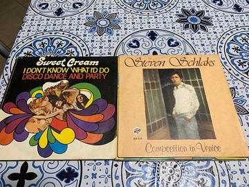 9 Dischi 45 giri Vinile musica originali