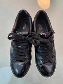 sneaker Zara nero lucido 43