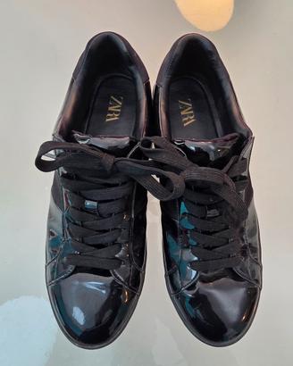 sneaker Zara nero lucido 43