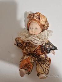 bambola di porcellana vintage in stile veneziano c