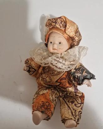 bambola di porcellana vintage in stile veneziano c