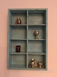 Casellario vintage in legno